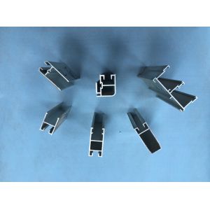 China Silver Anodizing Aluminium Patio Door Profiles K 26B SPIGOT Customizable on sale