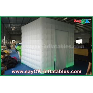 Portable Photo Booth White Oxford Cloth Inflatable Photo Booth Props Kiosk With