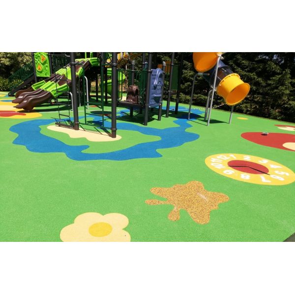 Customizable EPDM Track Surface Excellent Shock Absorption Abrasion Slip