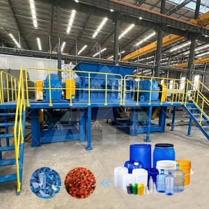 China PVC PET ABS Car Shell Shredder 17000kg/H Scrap Metal Shredder Machine on sale