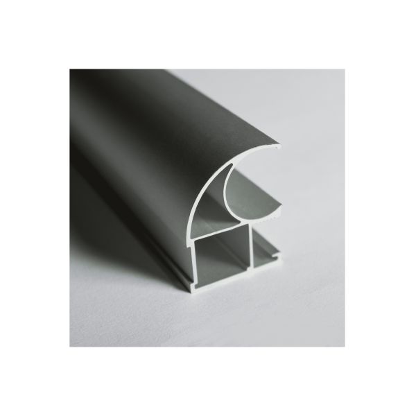 Quality Vertical C Shaped Aluminum Extruded Profiles For Wardrobe Closet wholesale