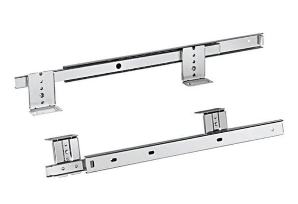 Quality Adjustable Keyboard Drawer Slides , Ball Bearing Self Closing Cabinet Drawer Slides wholesale