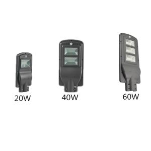 ABS Materials Intelligent Solar Powered LED Street Lights Solar Panel Polysilico