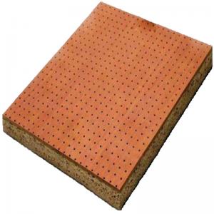 Cheap Office Perforated Wood Acoustic Panels Fireproof Sound Absorption for sale