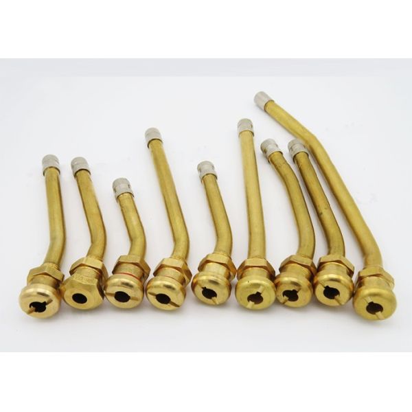 Tubeless Tire Brass Valve Stem V3.20.11 Metric Bolt In For Truck And Bus