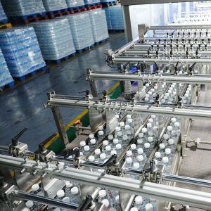 16,000 Bph Full Automatic Mineral Water End of Line with Hot Melt Adhesive