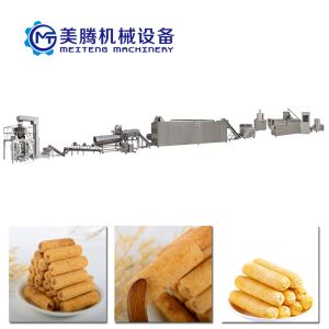 Stainless Steel Puff Snack Processing Line Core Filling Machine CE