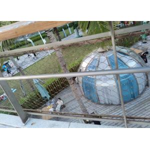 Cheap 316 X Tend Flexible Safety Netting With Balustrade Infill 2.0 Mm Wire 60x60 MM for sale