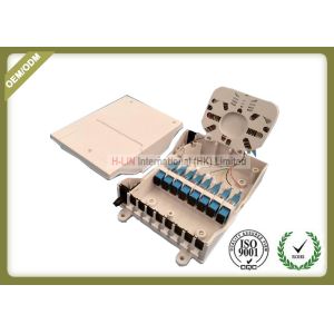IP65 Grade Fiber Optic Termination Box Waterproof 8core For 1 * 4 / 1 * 8