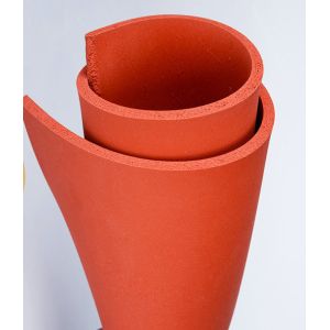 Closed Cell Silicone Foam Sheet 10-40 Shore A, -60°C to +260°C