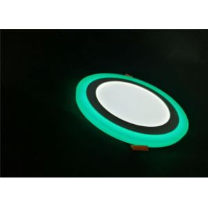 Ecofriendly 12W + 4W Square Led Panel Light , White Green Led Flat Panel Ceiling