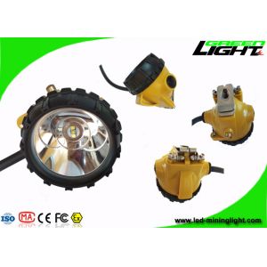 Semi Corded Led Miners Cap Lamp 15000 Lux GLS12-A 6.8 Ah Panasonic Battery IP 68