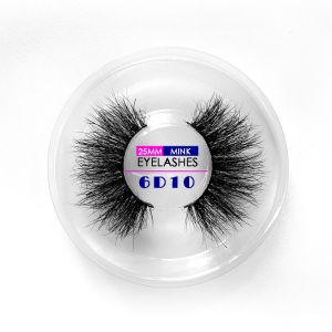 High Durability 6D Mink Lashes , Long Lifespan Real Mink False Eyelashes