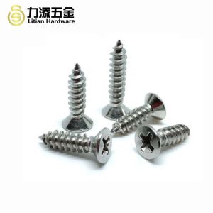 ODM Self Drilling Flat Head Metal Screws Rustprood Nontoxic M3