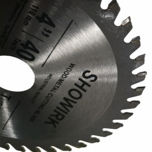 SHOWIRK YG6 Carbide Tipped Industrial Quality 4" TCT Saw Blade with 4/5" arbor