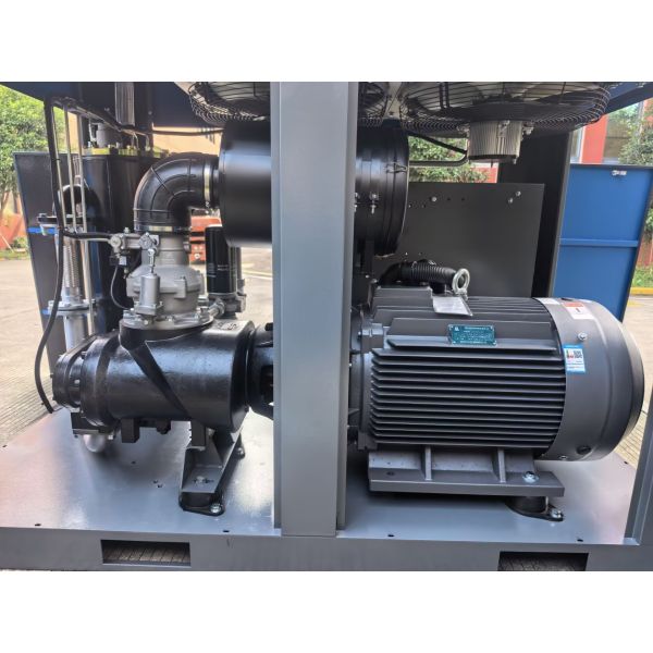 Shanghai Rotorcomp LGCD-132DF C VP Screw Air Compressor with 10 Bar Rated Pressure and 5.3-21 M3/min Capacity