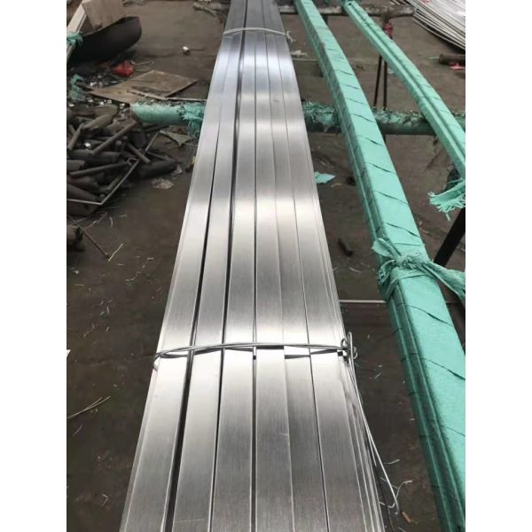 Long SS 316 Brushed Finish Stainless Steel Flat Bar TP316L Metal Flat Bar