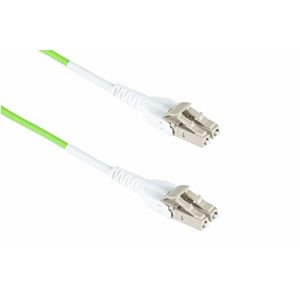 OM5 Duplex 50/125 Multimode Fiber Optic Cable LC / PC Uniboot 2.0 Mm