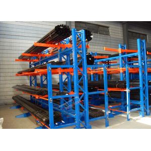 Custom Cantilever Storage Racks / Cantilever Steel Rack With Withdrawable Arms