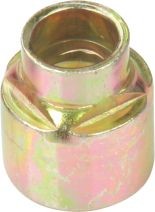 M6 M8 Yellow Zinc Or White Zinc Plated Square Neck Rivet Nut For Screw Bolt