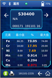 IP54 Hand Held LIBS Laser Alloy Material Identification Carbon PMI Analyzer