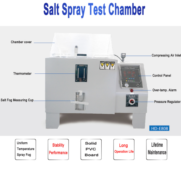 ISO 9227 Salt Spray Fog Corrosion Testing Equipment Test Chamber