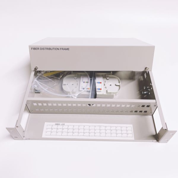 2U 48 Cores Fiber Optic Terminal Box with SC LC FC ST E2000 Connectors and