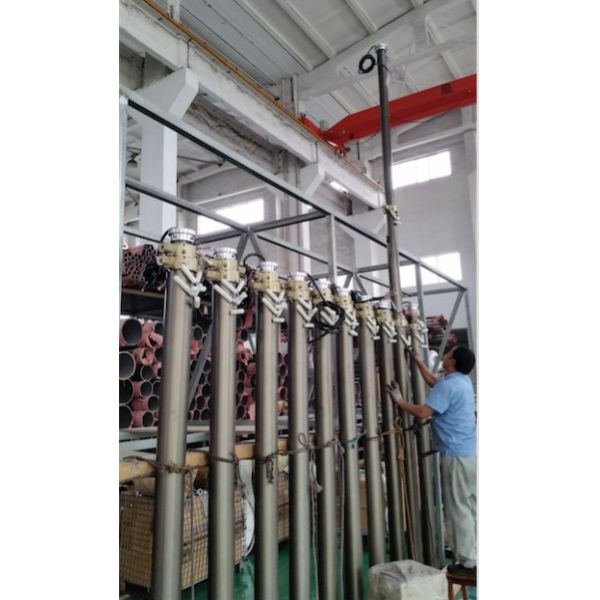 Quality 6m security cameras mounting pneumatic telescopic mast CCTV-90603060-2 wholesale