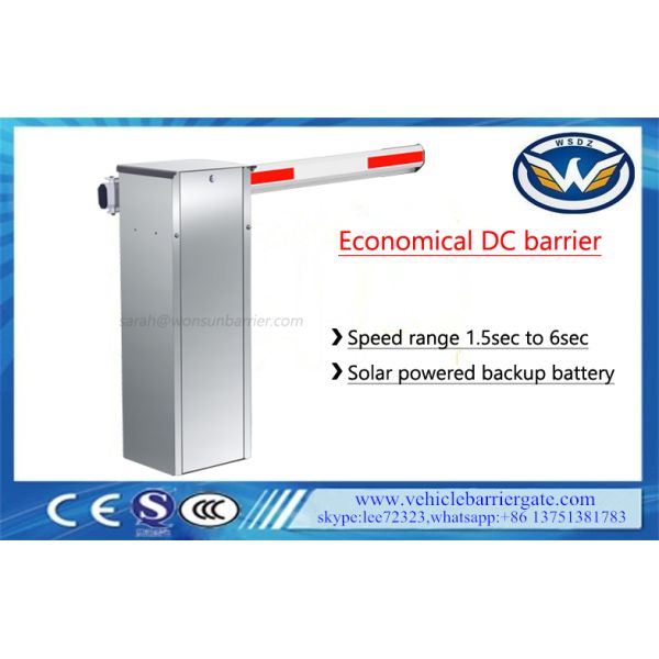 Stainless Steel DC24V 200W 0.3sec Automatic Barrier Gate