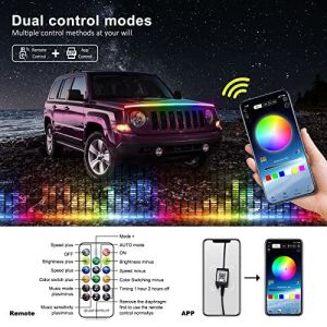 59 Inch Car LED Light Strip Waterproof Daytime Running Light Kit Other Control