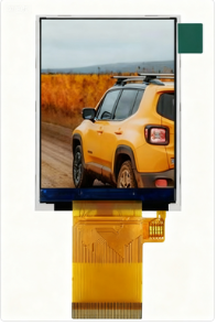 Cheap 2.4 Inch IPS TFT LCD Display with 350 cd/m² Brightness 240x320 Resolution and 40 Pin MCU 16 Bit Interface for sale