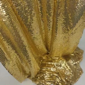 0.5mm Metal Woven Fabric Customized Lightweight For Decoration