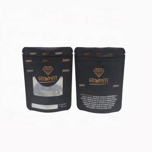 Doypack Flat Bottom Pouch 3.5g Stand Up Pouches For Food Packaging