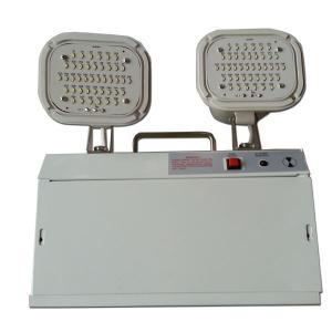 Battery Powered Twin Head 3014 SMD LED Rechargeable Emergency Light