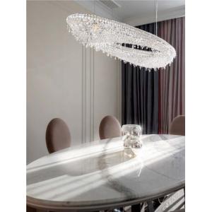 LED Bulb Custom Creative Crystal Lobby Chandelier With Switch Control