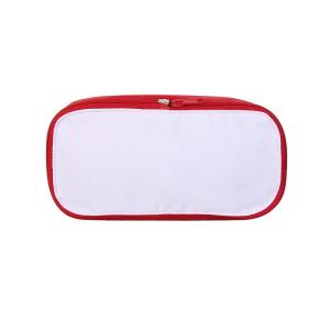 School Stationery Sublimation Pencil Case Blank Custom Print Canvas Pen Bag