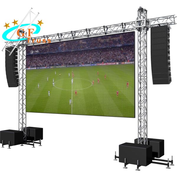 Goal Post Aluminum Video Wall Truss Structure For Hanging Screen