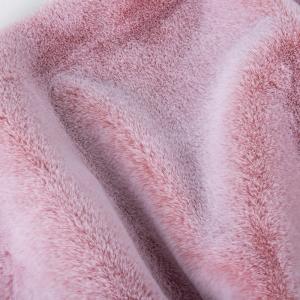 500meters Min Order Faded Color Faux Rabbit Fur Fabric for Garments Scarf