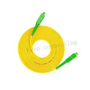 1 Number of Conductors SC/APC-SC/APC G657A1 Simplex Jumper 2m Fiber Optic Patch