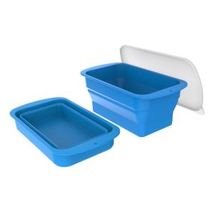 Cheap Food Grade Silicone Ice Cube Maker Collapsible Portable Moulds Trays for Easy Release for sale