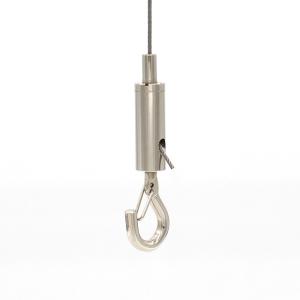 Cheap Customize Hanging Aircraft Adjustable Steel Cable Gripper With Snap Hook for sale