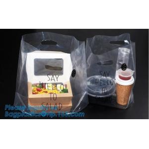 fast food bags, Clear Resealable Resealable Bakery Cookie Candy Poly Cellophane