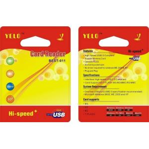 Custom Logo Clear Blister Pack Packaging For Card Reader Package