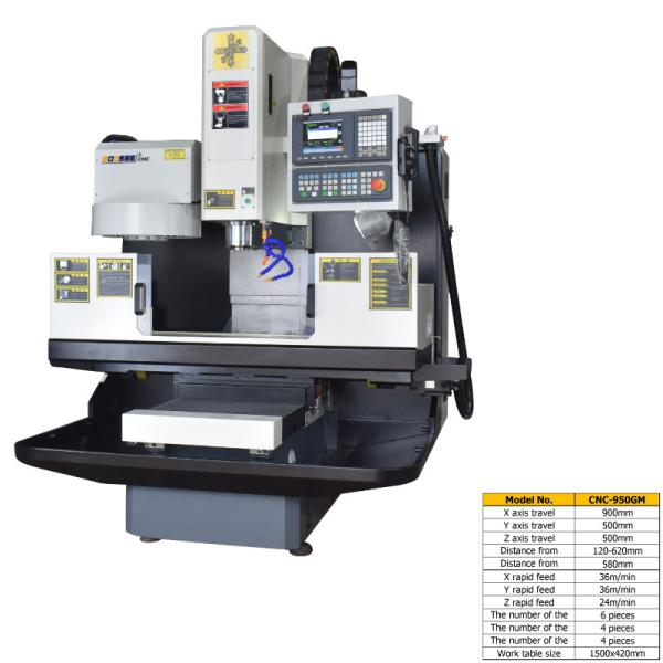 Quality Vertical 3 Axis CNC VMC Milling Machine High Precision With Strong Rigidity wholesale