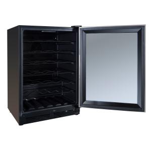 52 Bottles Single Zone Beverage Cooler Refrigerator With High Working Efficiency
