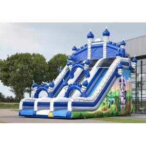 Blue Castle Large Comelot Jump And Slide Inflatables With Climbing Wall