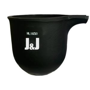 Metal Melting Crucible With Pouring Nozzle