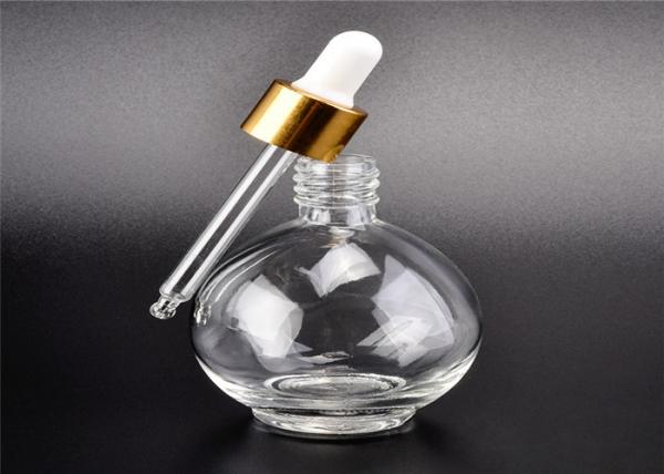 Quality 15ml 50ml 60ml 100ml Clear Glass Dropper Bottles For Essential Oil Packaging wholesale