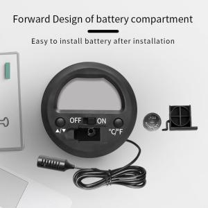 DTH-133 Mini Digital Cigar Thermometer Hygrometer Round Digital Humidity Gauge