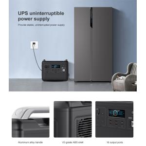 Ups Lithium Portable Power Station Lifepo4 Solar 2000W 1000 Watt Two-Way Quick